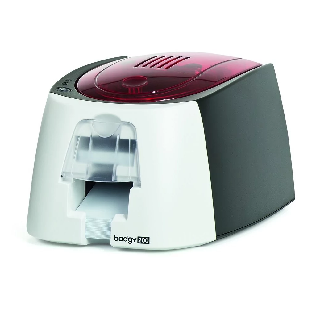 Imprimante à cartes et badges Evolis Badgy 200, simple face, USB